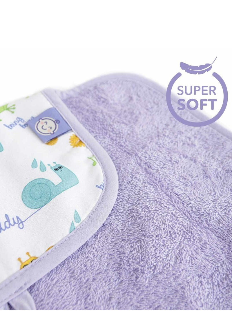 Milk & Moo Milk&Moo Friends Baby Diaper Changing Pad, 100% Turkish Cotton Baby Changing Pad, Folds into Compact Clutch Bag Shape, Portable Changing Pad for Travel, Changing Table Topper for Baby  - Image 3