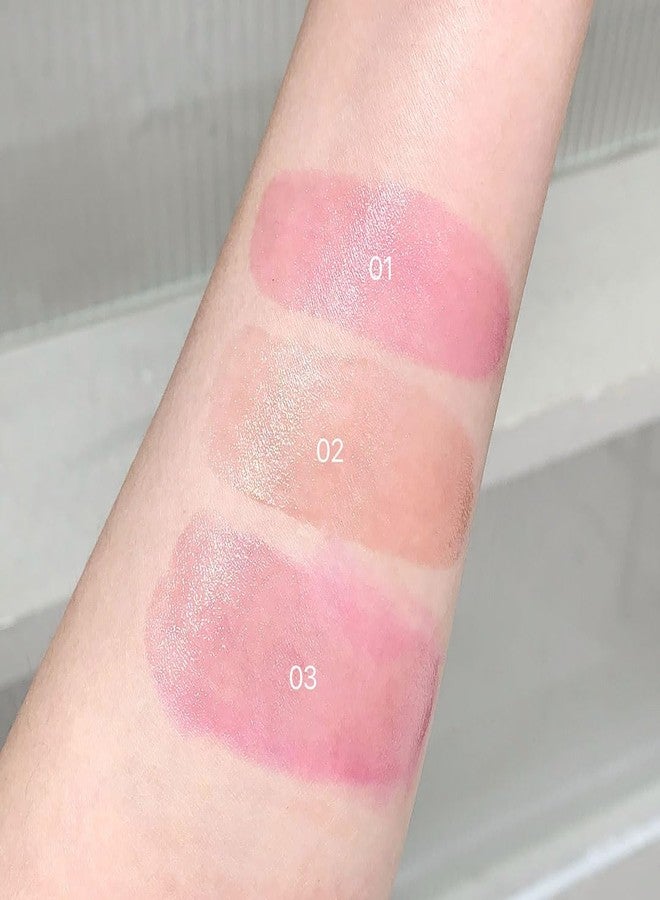 CAPPUVINI Jelly Warm Blush Stick | | Buildable Tint Blusher for Cheeks and Lips | Natural Rosy Glow | Perfect Rose Pink Color Available in 3 Soft Pastel Shades | Long-Lasting Creamy, Blendable Texture | Easy-to-Apply Stick (03#SHADE, 8g) - Image 2