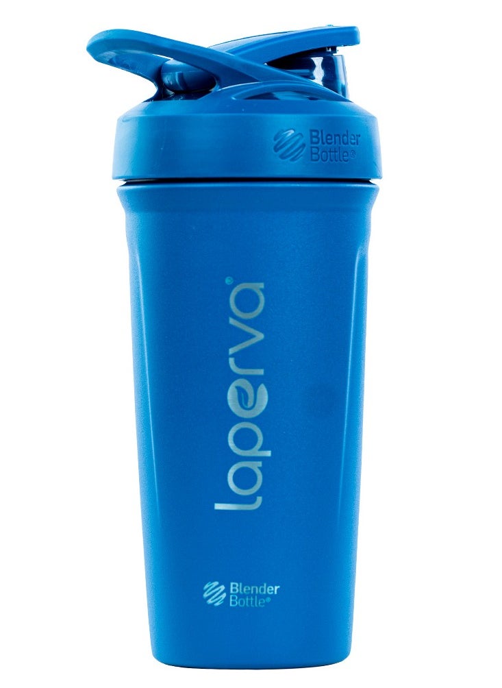 Laperva - Blender Bottle Stainless Steel Shaker, Blue - Image 1
