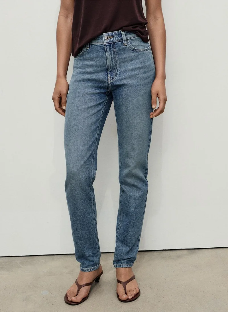 مانجو Newmom comfort high-rise jeans