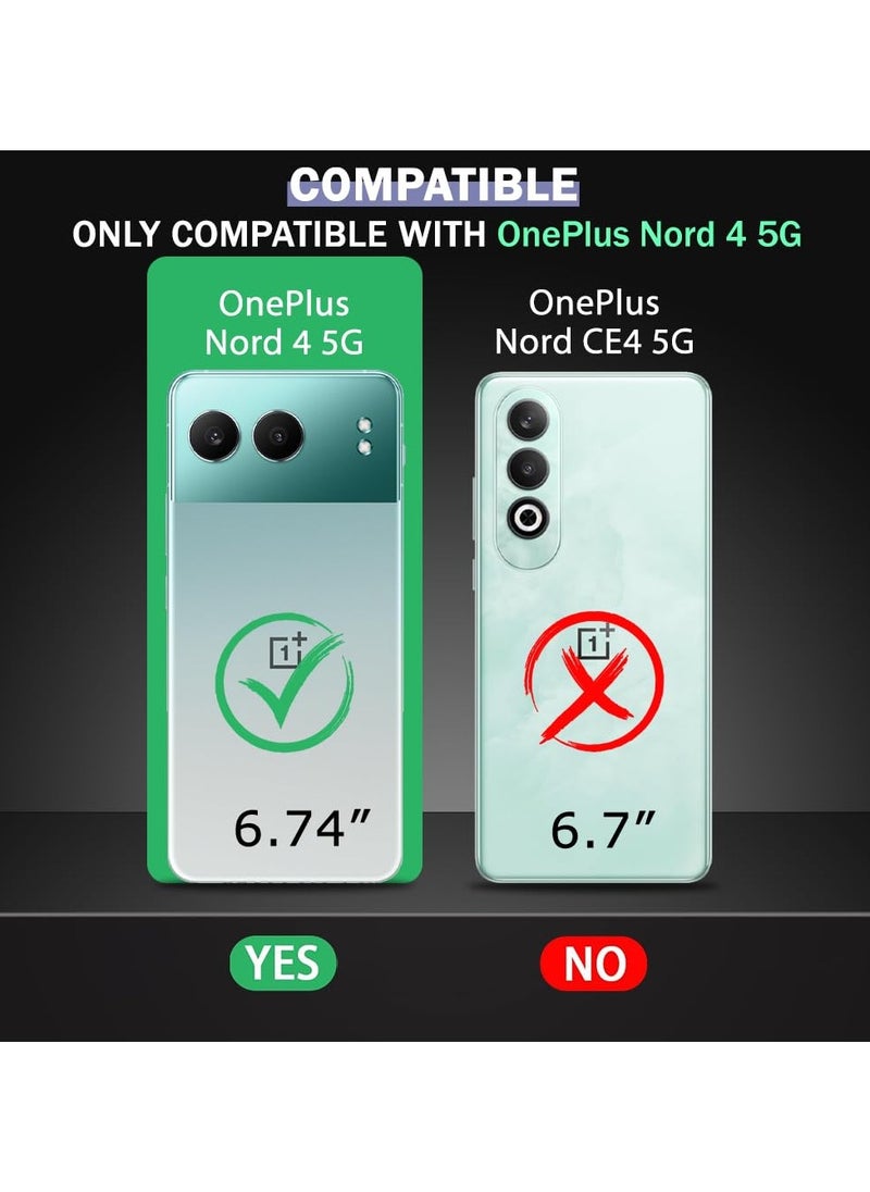 Generic - Case for Oneplus Nord 4 5G Clear Transparent Case Soft Flexible Silicone TPU Back Cover Shockproof Case with Reinforced Bumper Corner for 1 + Nord 4 - Image 1
