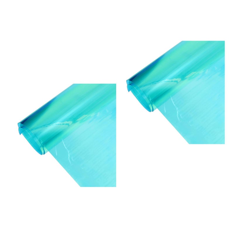 2 Sheets of Iridescence Film Fabric Iridescent Sheet DIY Fabric Material Colored PVC Fabric - Image 3