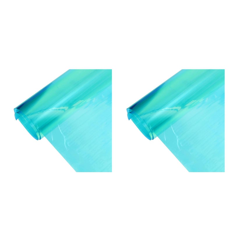 2 Sheets of Iridescence Film Fabric Iridescent Sheet DIY Fabric Material Colored PVC Fabric - Image 1