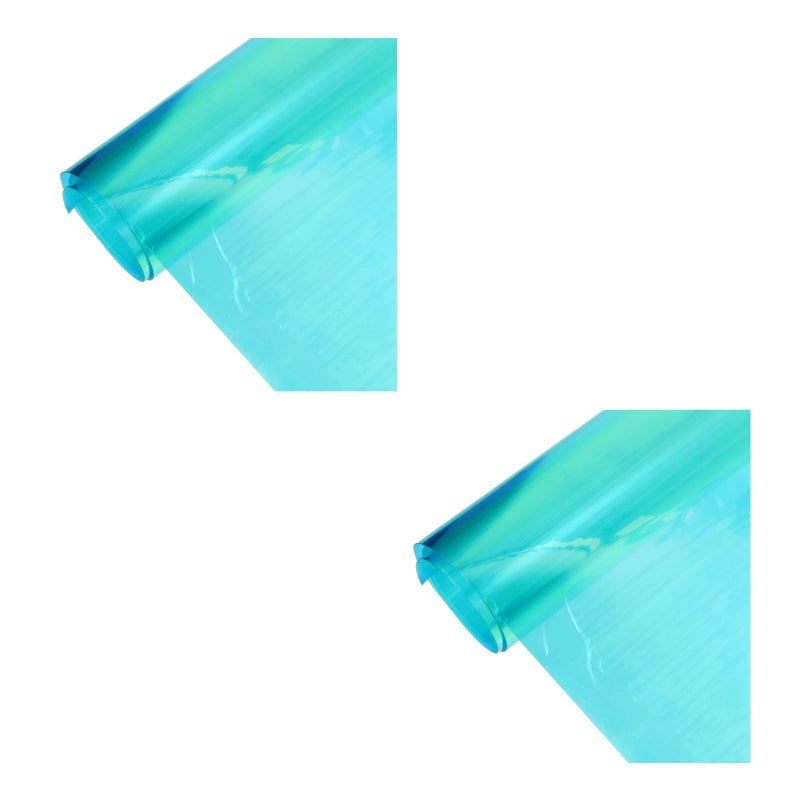 2 Sheets of Iridescence Film Fabric Iridescent Sheet DIY Fabric Material Colored PVC Fabric - Image 4