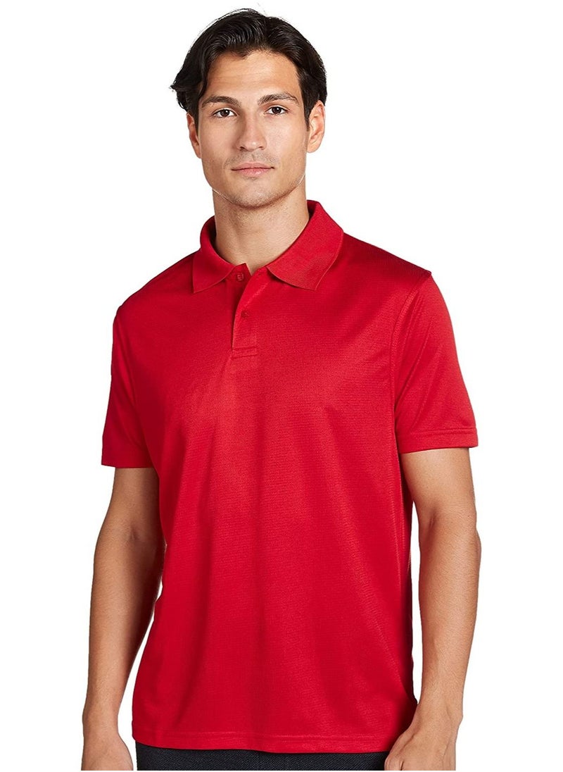 SANTHOME Men's All Day Fresh Half Sleeve Dryfit Polo T-Shirt with UV Protection  - Image 1