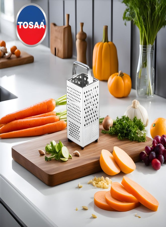 Tosaa Stainless Steel 7 Slicer & Multi Vegetable, Food Grater, (Multi use 7 Slicer in 1 by Tosaa) - Image 5