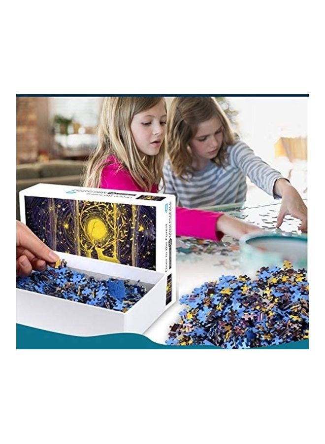 1000-Piece Jigsaw Puzzles Set 42 x 29.7cm Deer - Image 5
