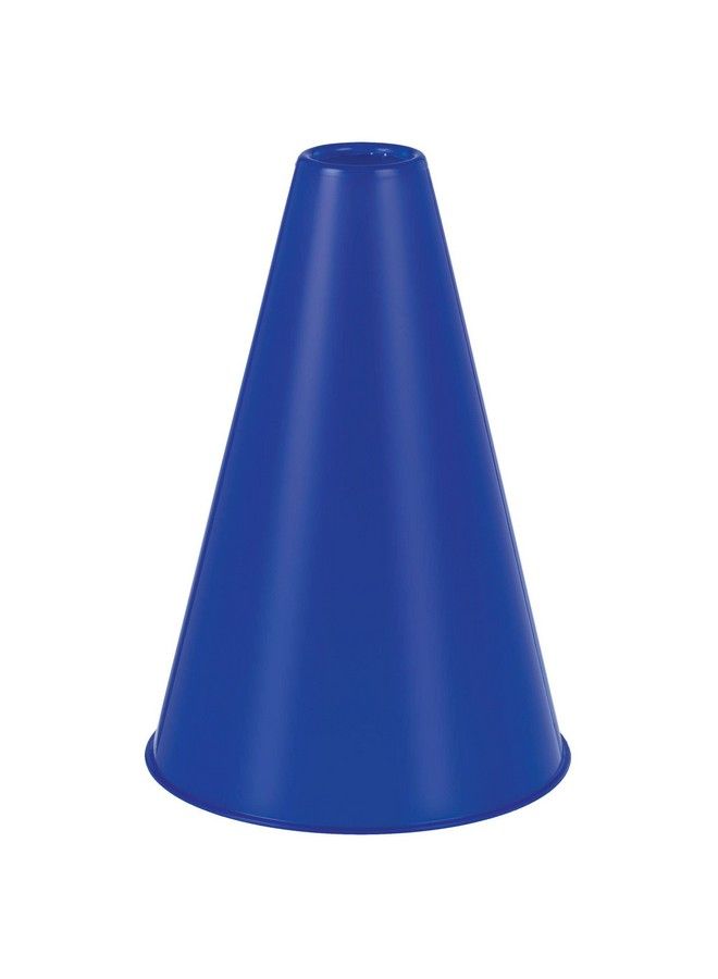 Amscan Blue Plastic Megaphone 8 1/4" X 6" 1 Pc - Image 1
