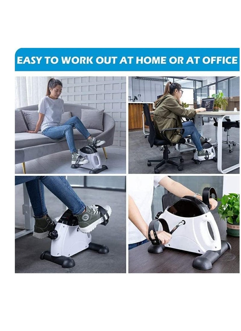 SportQ - Mini Exercise Bike,Under Desk Bike Exercise Pedal Portable Exercise Bike for Foot and Arm Rotation Mini Magnetic Training Bike with Digital Display - Image 1