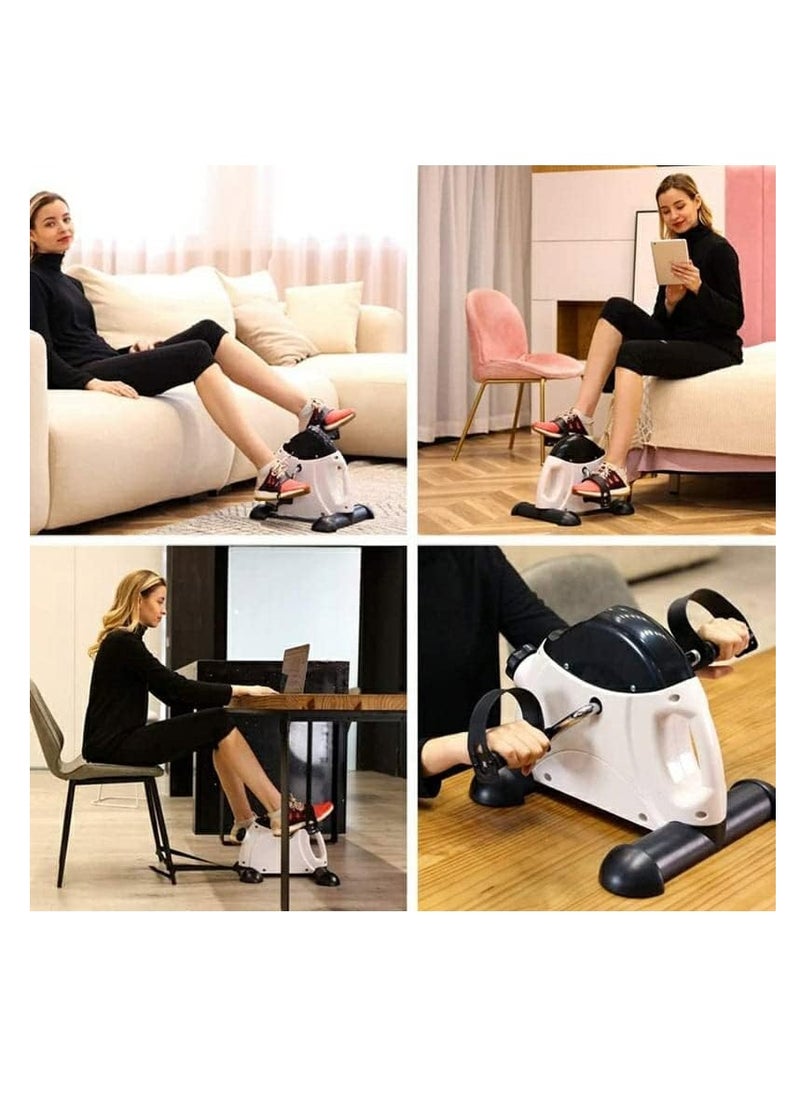 SportQ - Mini Exercise Bike,Under Desk Bike Exercise Pedal Portable Exercise Bike for Foot and Arm Rotation Mini Magnetic Training Bike with Digital Display - Image 1