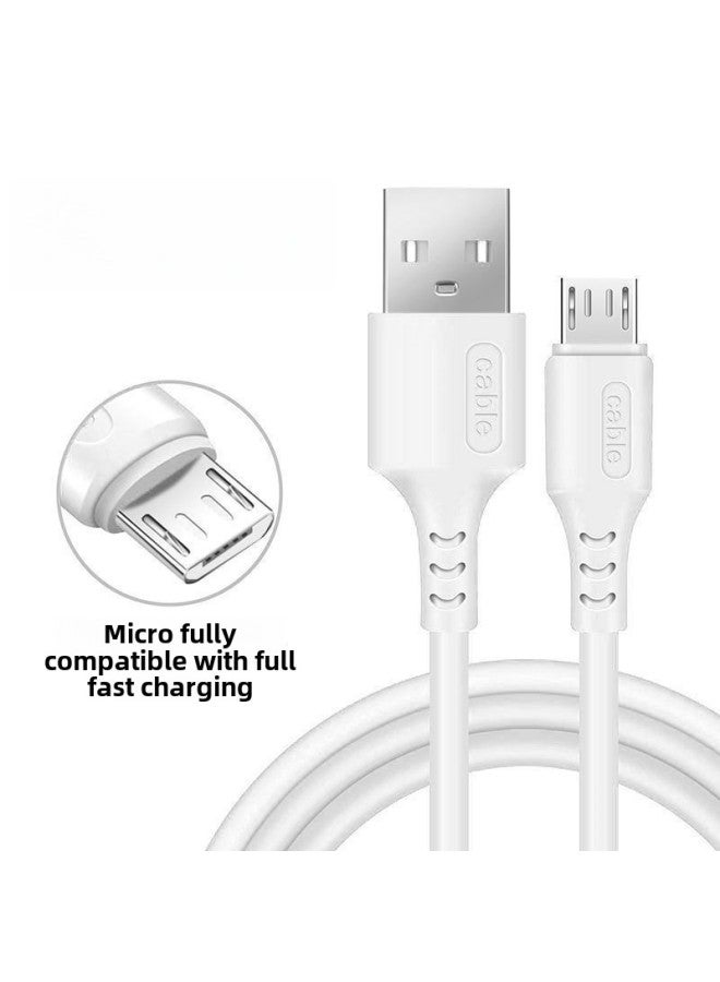 300W Braided Flash Charging Typec Data Cable For Huawei VIVO Millet Glory OPPO Mobile Phone Charging Line 10A-Color:2-core Flash Charging  Old Model Android - 1.0m : Add 168 Copper * Charging Faster And More Protective Machine  - Image 1