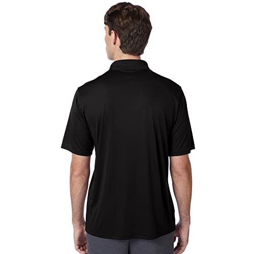 Hanes Sport Mens Cool DRI Mens Performance PoloBlackSmall - Image 3