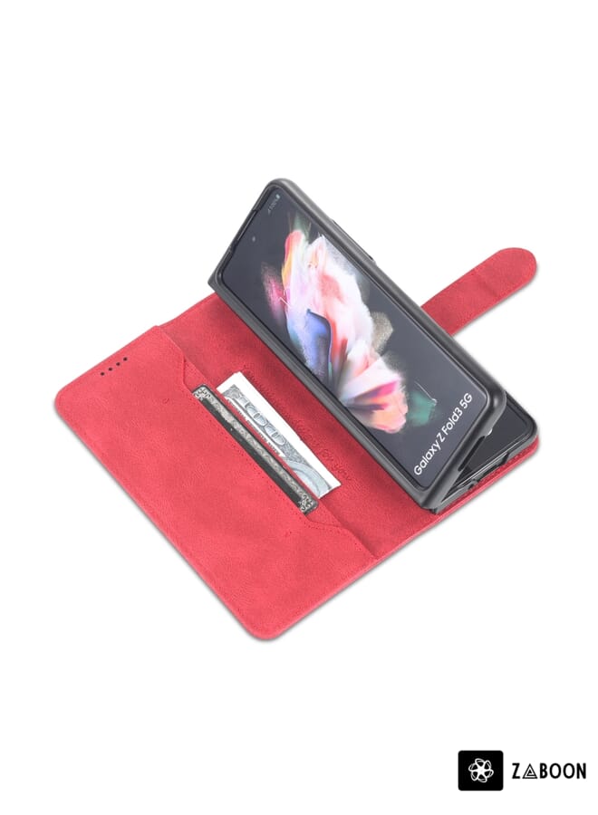 Zaboon Protective Case For Asus Zenfone 8 Flip Blooming Mandala Embossed Pattern Magnetic Horizontal Flip Leather Case with Holder & Card Slots & Wallet - Image 5