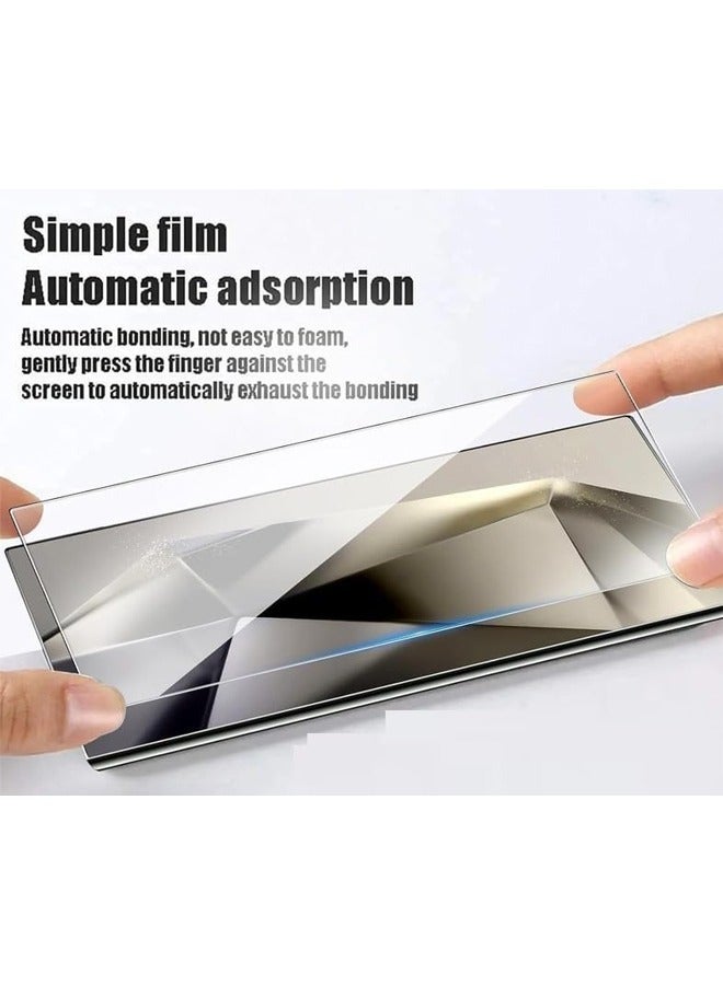 Pack Of 2 Screen Protector For Samsung Galaxy S24 Ultra Clear 9H Tempered Glass Film HD Clear Scratch Resistant Case Friendly Bubble-Free Easy Installation Full Screen Coverage Protector  - Image 4