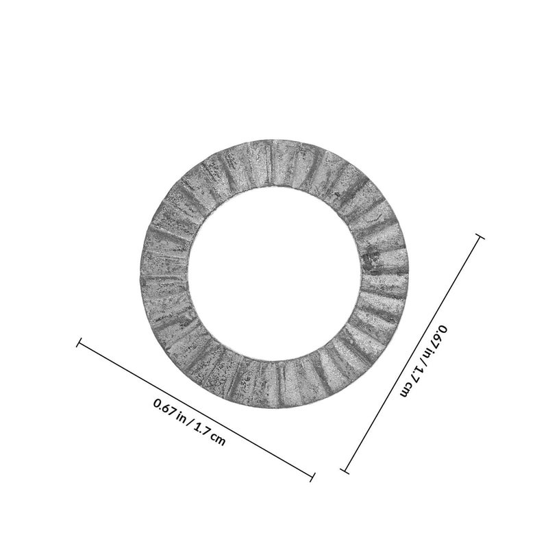 20pcs M10 Wedge Locking Washers 65 Manganese Steel Anti Vibration Heavy Duty for Industrial Automotive Bolts - Image 3