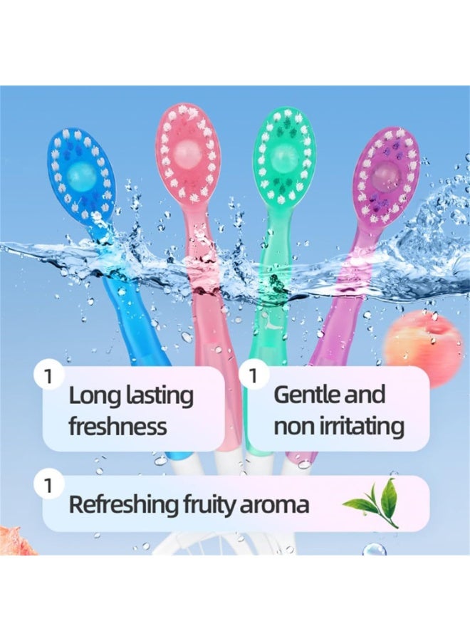 5 في 1 فرشاة أسنان صغيرة وخيط تنظيف الأسنان ومكشطة اللسان ومجموعة المسواك ، فرشاة أسنان وخيط تنظيف أسنان 5 في 1 ، مكشطة اللسان وعود أسنان ، فرش أسنان صغيرة يمكن التخلص منها أثناء التنقل - Image 2