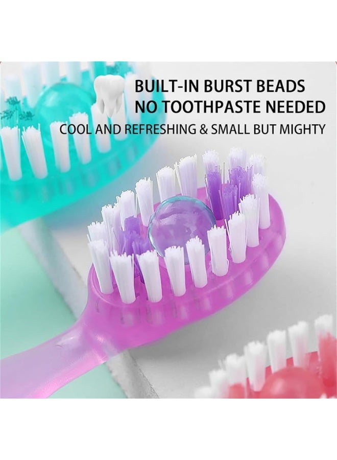 5 في 1 فرشاة أسنان صغيرة وخيط تنظيف الأسنان ومكشطة اللسان ومجموعة المسواك ، فرشاة أسنان وخيط تنظيف أسنان 5 في 1 ، مكشطة اللسان وعود أسنان ، فرش أسنان صغيرة يمكن التخلص منها أثناء التنقل - Image 3