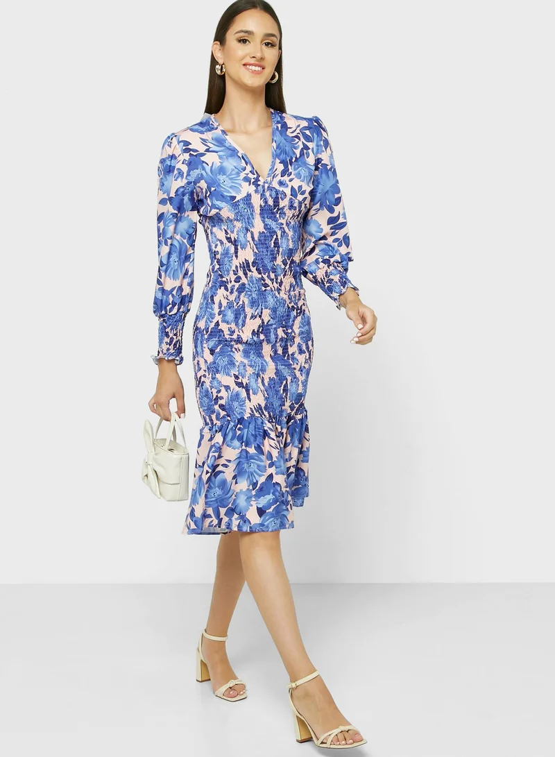 ELLA Printed Mermaid Dress