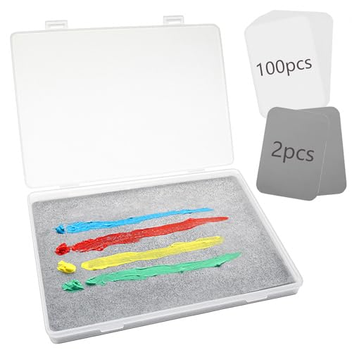 Kreapa Stay Wet Palette for Acrylic Painting, Wet Pallets for Painting Miniatures Include Wet Pallete Tray, 2 Pcs Sponges and 100 Pcs Hydro Paper to Keep Paint Stay Wet - Image 1