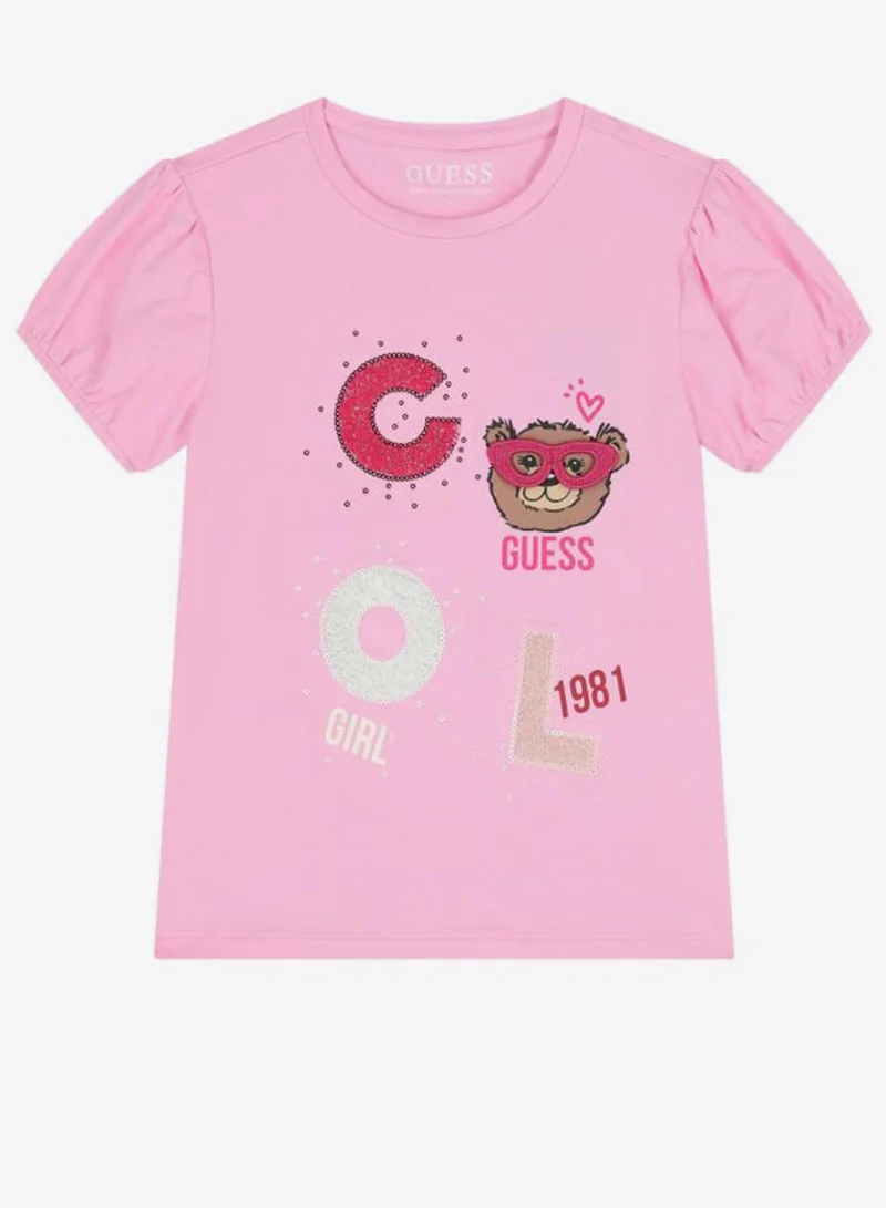 GUESS Infant Graphic Crew Neck T-Shirt