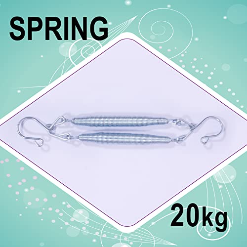 Little Chime Kids Galvanized Metal Spring Metal Jhula Swing Cradle (Silver, 35kg) - Image 2