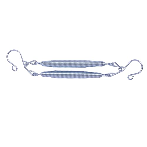 Little Chime Kids Galvanized Metal Spring Metal Jhula Swing Cradle (Silver, 35kg) - Image 1