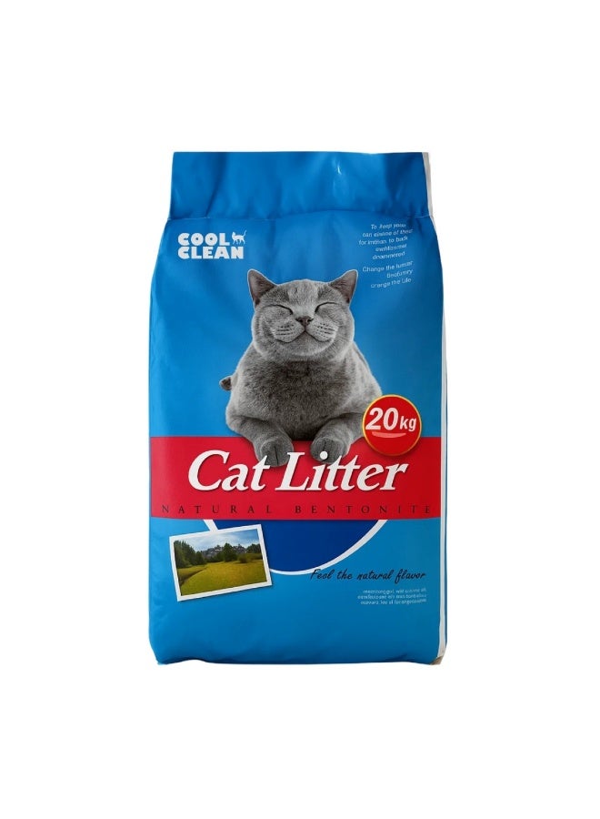 Cool Clean Clumping Cat Litter – 20Kg Lemon