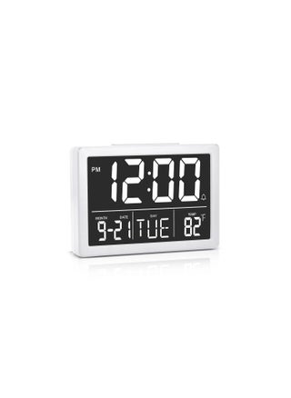 5.5" LED Digital Alarm Clock with Large Display, Date, Time, and Temperature, 12/24H Format, Sleep Function, 6 Brightness Levels, Perfect for Bedroom, Living Room, and Home Office. - pzsku/ZA7E4CA9C5595ED7A3FA8Z/45/_/1723089042/ce31f2a6-bd6e-43fe-9def-49c330d84a2d
