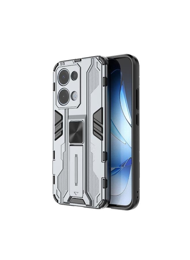 S-TOP Case For OPPO Reno13 5G Global Supersonic PC + TPU Holder Phone Case - Image 1