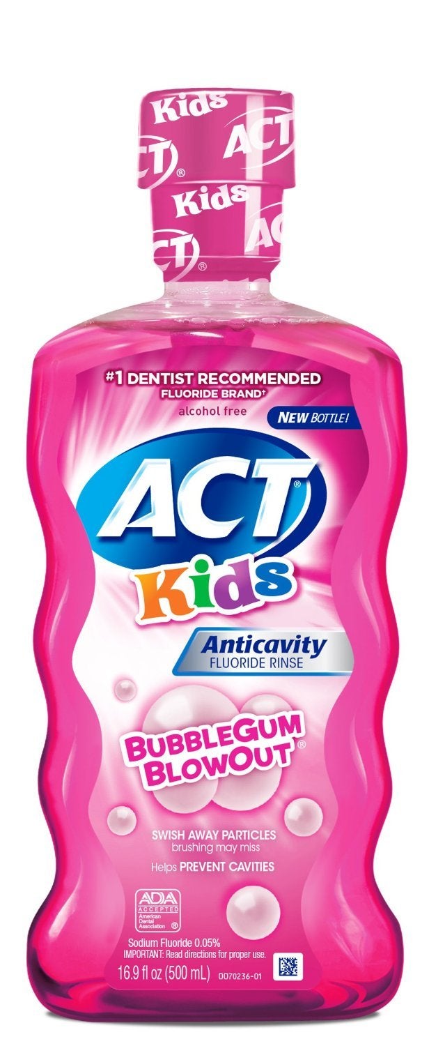 ACT Kids Anticavity Fluoride Mouthwash, Bubble Gum Blow Out [3 Pack] - Image 4