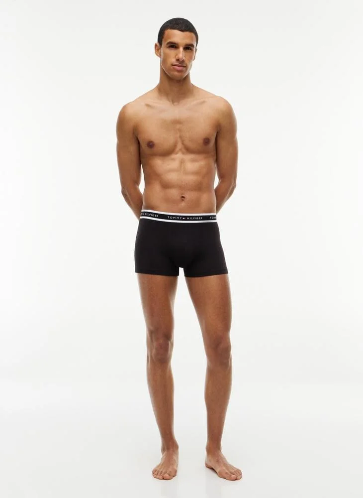 Tommy Hilfiger  3-Pack Signature Logo Waistband Trunks for Men | Best Price UAE