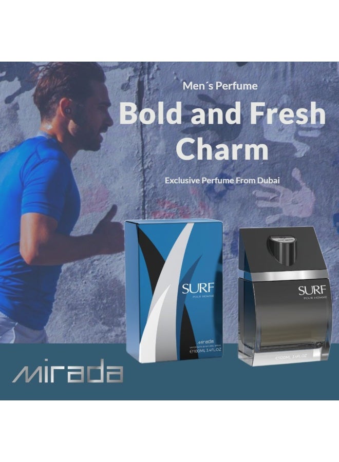 Mirada Surf EDT For Men 100ml - Image 4