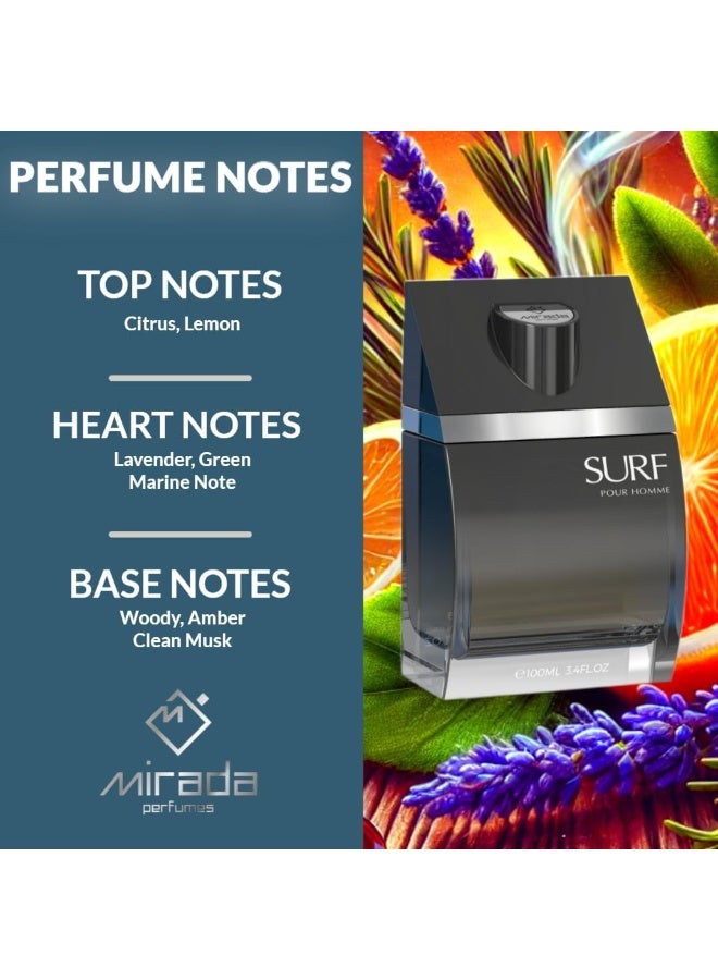 Mirada Surf EDT For Men 100ml - Image 2