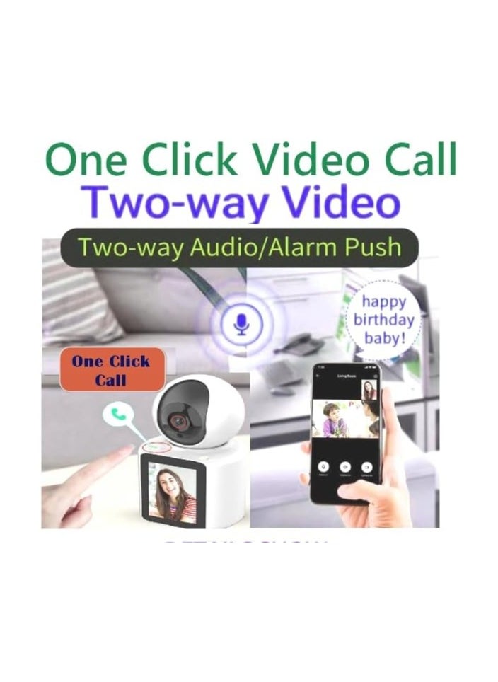 Generic - Home Video Calling Camera Full HD 1080P Smart wifi Camera 360 Degree,Security Camera,Smart Night Vision, Two Way Video Calling, Smart Motion Detection, Real Time Alert, Recording - Image 1