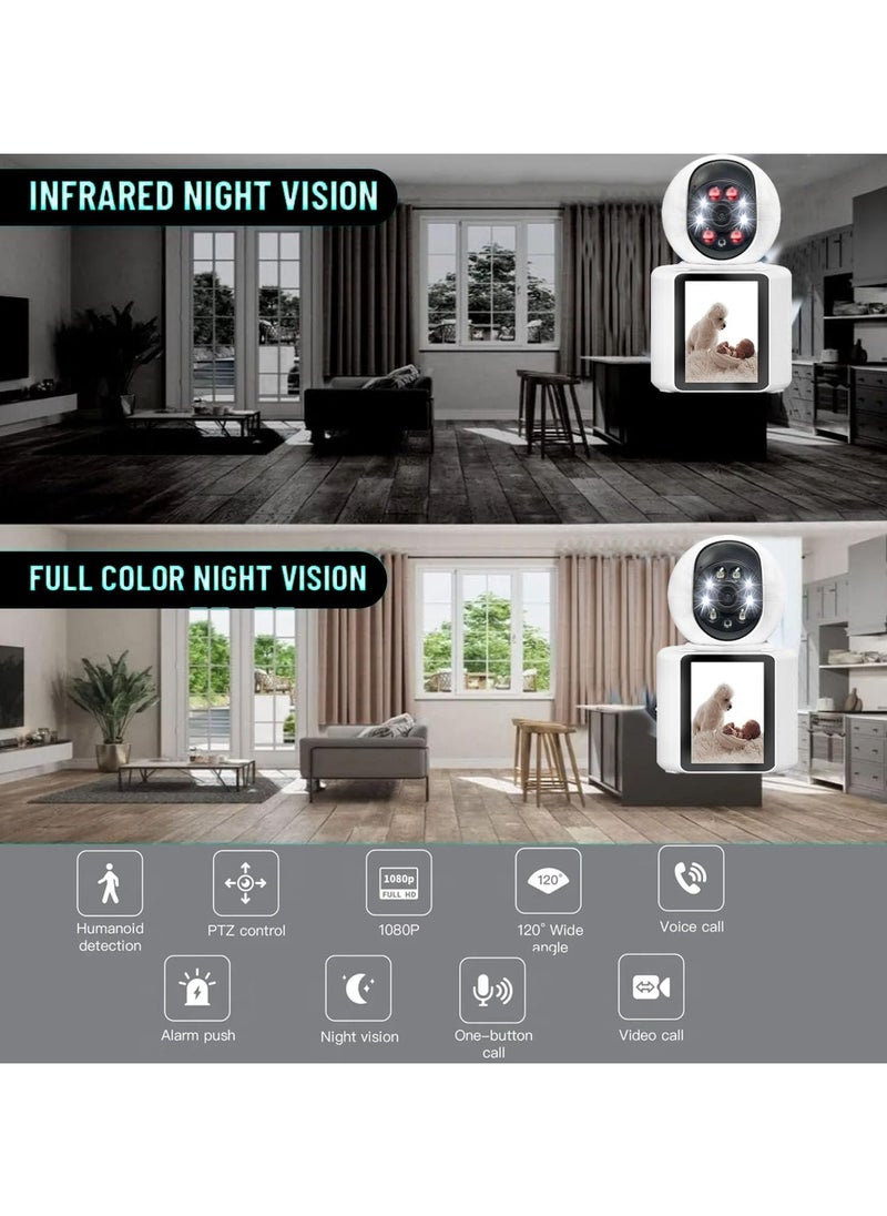 Generic - Home Video Calling Camera Full HD 1080P Smart wifi Camera 360 Degree,Security Camera,Smart Night Vision, Two Way Video Calling, Smart Motion Detection, Real Time Alert, Recording - Image 1