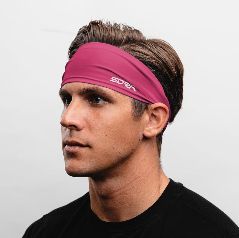 Suddora Workout Headband - Lightweight, Stylish & Comfortable Spandex Headband for Running, Workout, Football, Cosplay & Costumes - Image 2