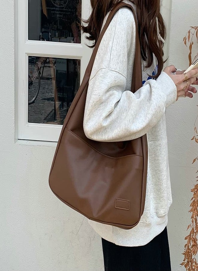 Pocadri Women Tote Handbags Chic Vegan Leather Tote Bag Purse Stylish Casual Trendy Large Soft Shoulder Bag - Image 2