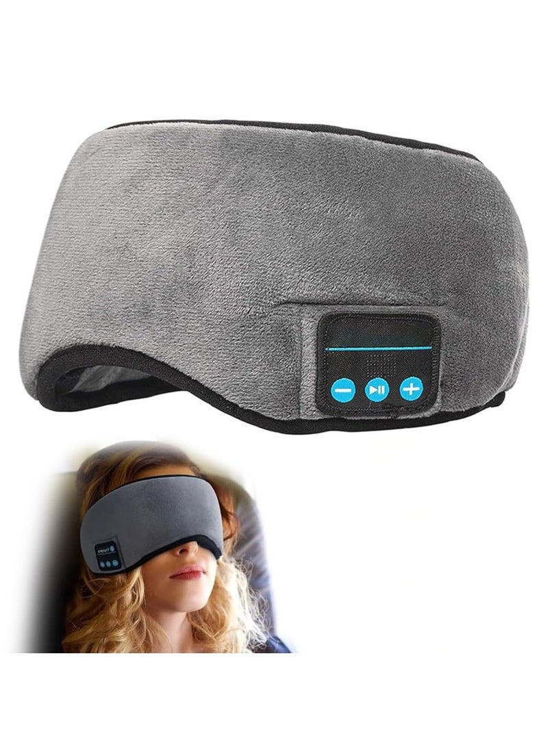 CMGTYYD Sleep Headphones Headband, Sleep Mask Headphones for Men & Women, Wireless Bluetooth Eye Mask Headphones for Travel/Nap/Meditation/Night, Sleep Headphones Noise Cancelling - Image 1