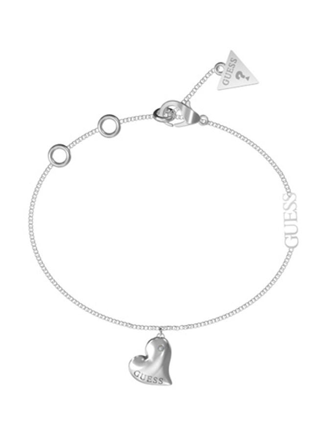 Fluid Heart Charm Bracelet
