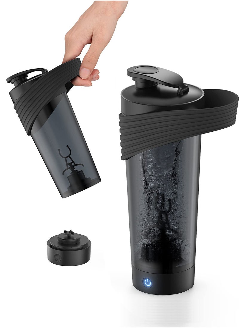 joyzzz Electric Protein Shaker Bottle, USB Rechargeable Blender Bottles, Shaker Bottles for Protein Mixes with BPA Free, Portable Cup for Workout Supplement Juice  - Image 1