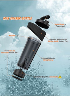 joyzzz Electric Protein Shaker Bottle, USB Rechargeable Blender Bottles, Shaker Bottles for Protein Mixes with BPA Free, Portable Cup for Workout Supplement Juice  - Image 4