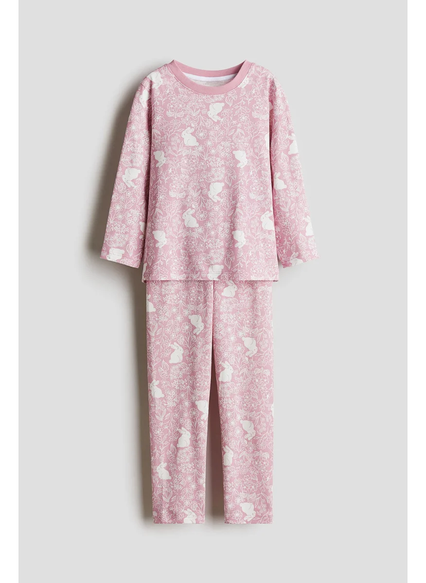 اتش اند ام Printed Cotton Pyjamas