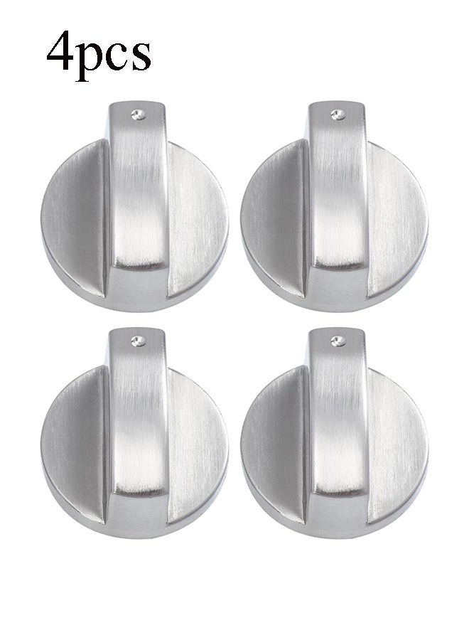YJ 4 Metal Gas Stove Knobs - Replacement Control Switch for Cooker & Oven, Easy On/Off Operation - Image 1