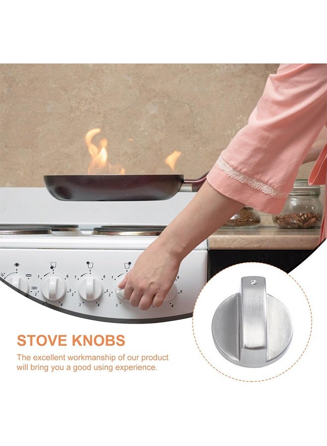 YJ 4 Metal Gas Stove Knobs - Replacement Control Switch for Cooker & Oven, Easy On/Off Operation - Image 2