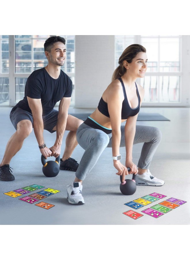 Stack 52 Stack 52 Kettlebell Exercise Cards. Workout Playing Card Game. Video Instructions Included. Learn Kettle Bell Moves and Conditioning Drills. Home Fitness Training Program. (2019 Updated Deck)  - Image 2