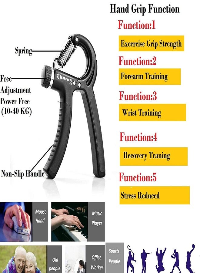 RUBS Adjustable Hand Grip Strengthener Multicolour - Image 2