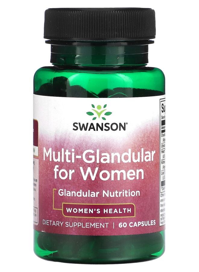 SWANSON Multi-Glandular for Women 60 Capsules