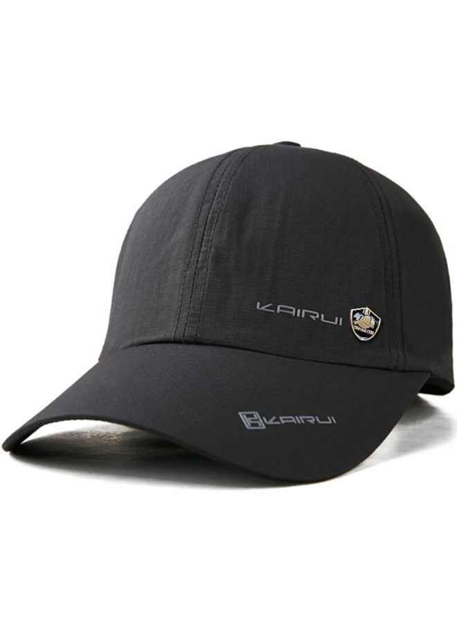 Denssyne Dexina Summer Hat, Men's Sun Hat, Uv Protection, Sports Running Baseball Cap, Women's Quick-dry Breathable Visor, Black Casual - Image 5
