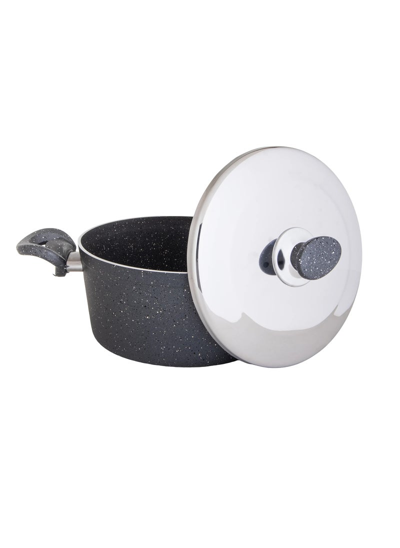 Hic - Granite Cookware Set 10 Pieces Grey Color - Image 1