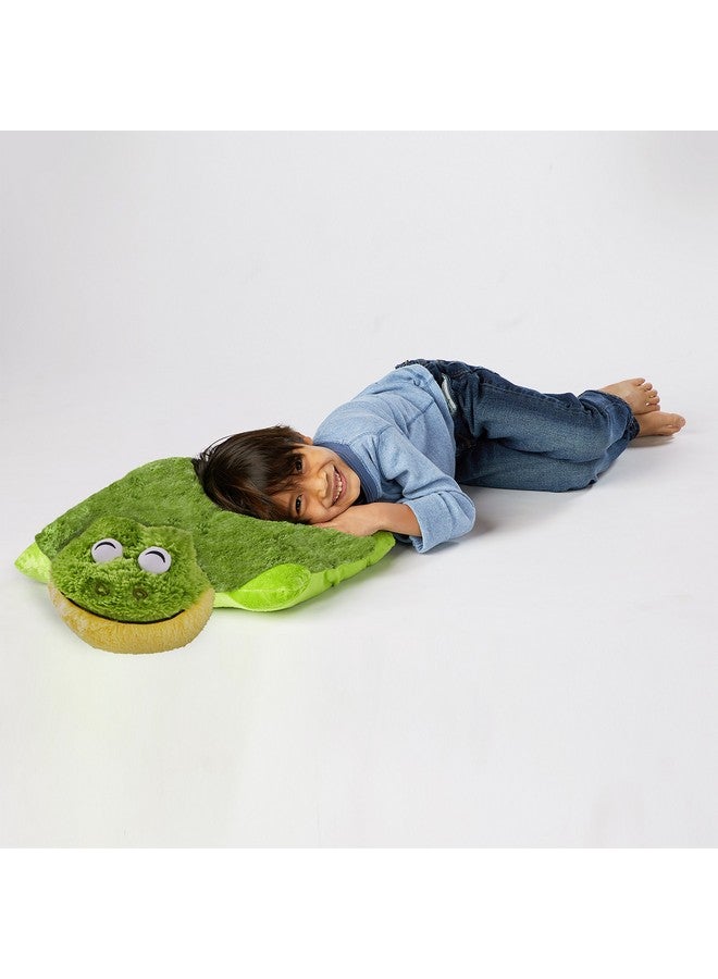 Pillow Pets Friendly Frog 18" Stuffed Animal Plush Toy, Green - Image 3